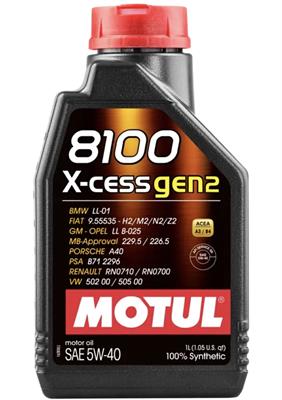 8100 X-CESS GEN2 5W40 - FLACONE 1L