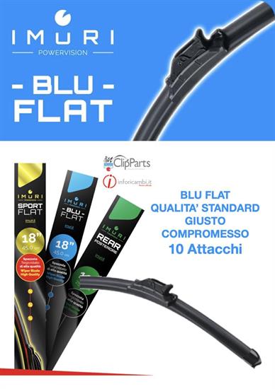 SPAZZOLA IMURI BLUFLAT 50 CM.