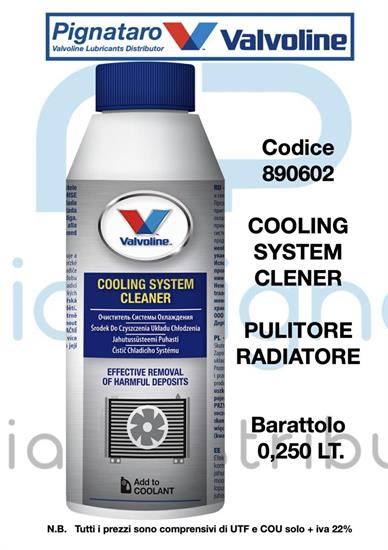 VALVOLINE COOLING SYSTEM CLEANER 0,250L