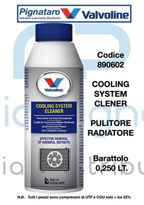 VALVOLINE COOLING SYSTEM CLEANER 0,250L