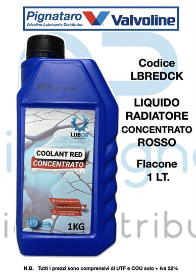 LUBOR G12 LIQUIDO ROSSO PURO 1L