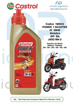 CASTROL POWER 1 SCOOTER 4T 5W40 1L