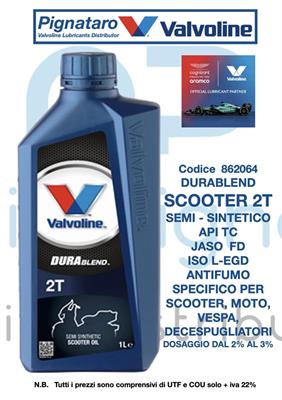VALVOLINE DURABLEND SCOOTER 2T 1L