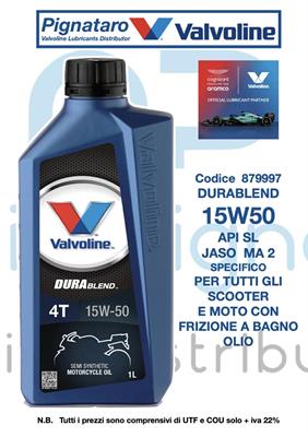 VALVOLINE DURABLEND 4T 15W50 1L