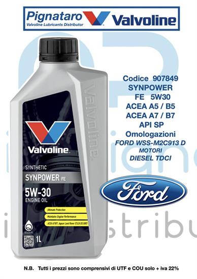 VALVOLINE SYNPOWER FE 5W30 1L