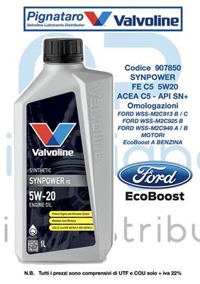 VALVOLINE SYNPOWER FE 5W20 1L