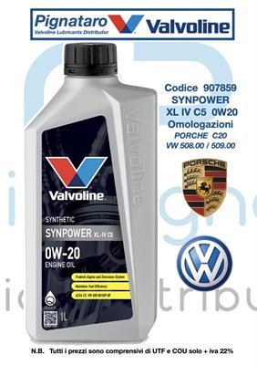 VALVOLINE SYNPOWER XL IV C5 0W20 1L