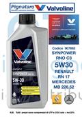 VALVOLINE SYNPOWER RNO RN17 C3 5W30 1L