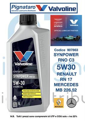 VALVOLINE SYNPOWER RNO RN17 C3 5W30 1L