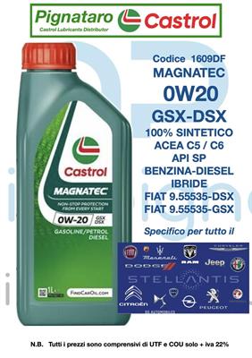 CASTROL MAGNATEC 0W20 GSX/DSX 1L