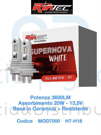 KIT LED SUPERNOVA H7-H18 12V