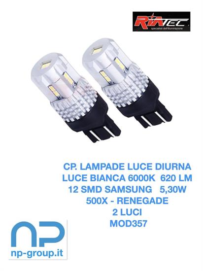 CP. LAMPADE T20 7443 12 SMD 2 LUCI 21/5W