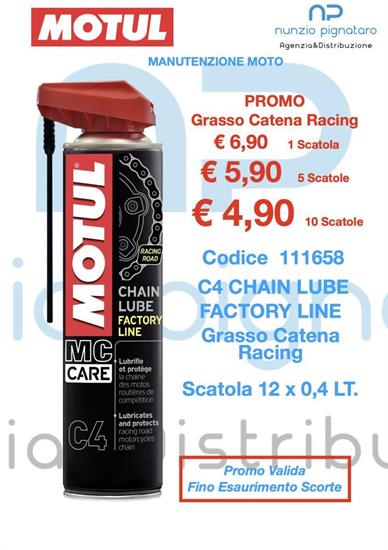 MOTUL C4 CHAIN LUBE FACTORY LINE 0,4L