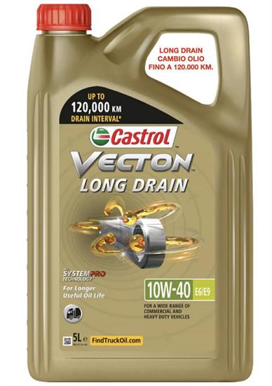 CASTROL VECTON LONG DRAIN 10W40 E6/E9 20L