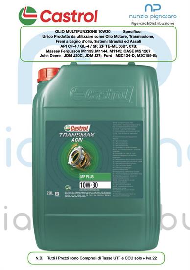 CASTROL TRANSMAX AGRI MP PLUS 10W30 20L