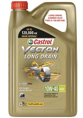 CASTROL VECTON LONG DRAIN 10W40 E6/E9 5L