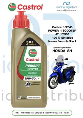 CASTROL POWER 1 SCOOTER 4T 10W30 1L
