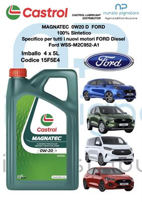 CASTROL MAGNATEC 0W20 D FORD 5L