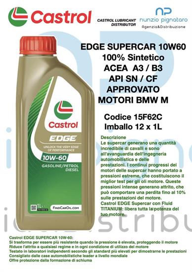 CASTROL EDGE SUPERCAR 10W60  1L