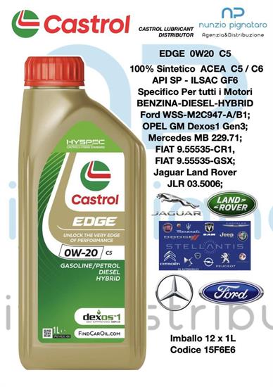 CASTROL EDGE 0W20 C5 1L