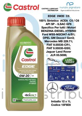 CASTROL EDGE 0W20 C5 1L
