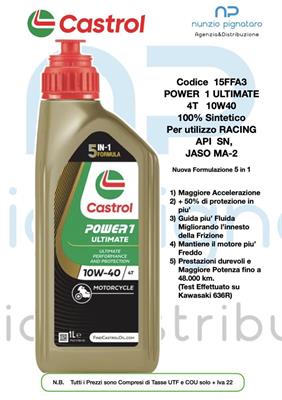 CASTROL POWER 1 ULTIMATE 4T 10W40 1L