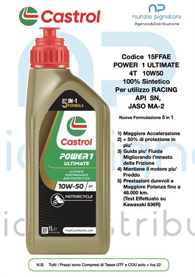 CASTROL POWER 1 ULTIMATE 4T 10W50 1L