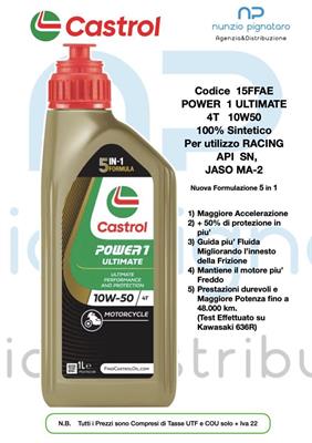 CASTROL POWER 1 ULTIMATE 4T 10W50 1L