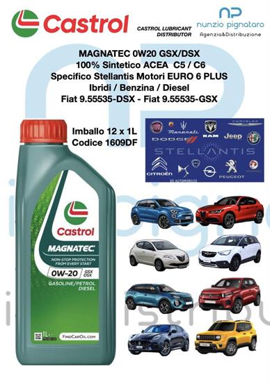 CASTROL MAGNATEC 0W20 GSX/DSX 1L