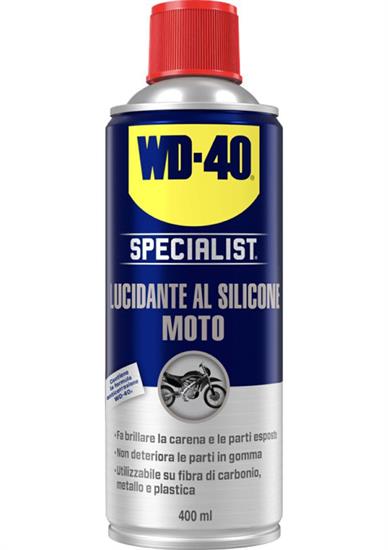 WD40 LUCIDANTE AL SILICONE MOTO 0,4L (39149 SCATOLA 12PZ)