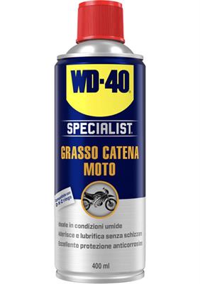 WD40 GRASSO CATENA MOTO 0,4L (39143 SCATOLA 12PZ)