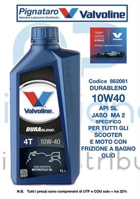 VALVOLINE DURABLEND 4T 10W40 1L