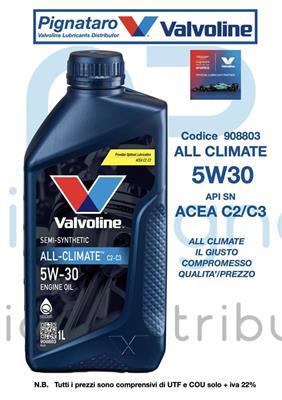 VALVOLINE ALL CLIMATE 5W30 C2/C3 1L