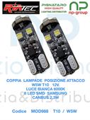 CP. LAMPADE T10 8 SMD SAMSUNG 12V 2,6W
