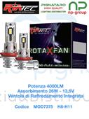 KIT LED ROTAXFAN H8-H9-H11 12V