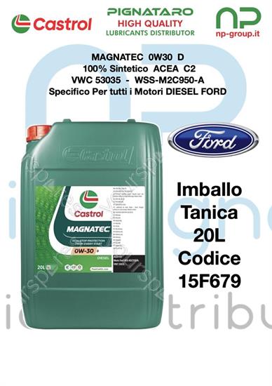 CASTROL MAGNATEC 0W30 D FORD 20L