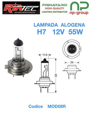 LAMPADA H7 12V 55W